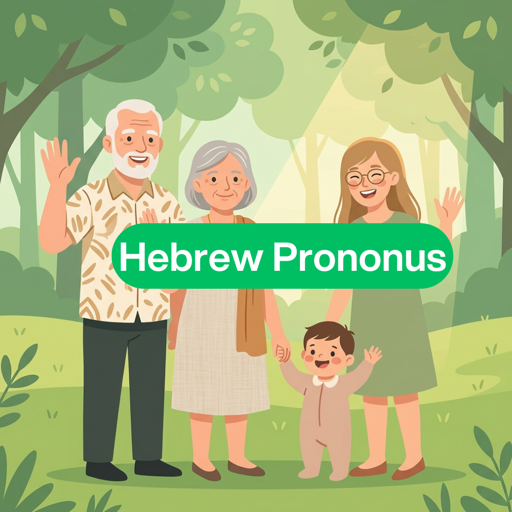 Hebrew pronouns — I, you, he, she, we, they