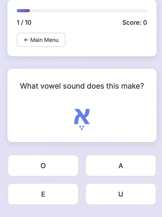 Hebrew Letter Alphabet